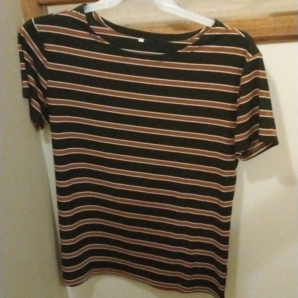 Short sleeve time and Tru striped shirt